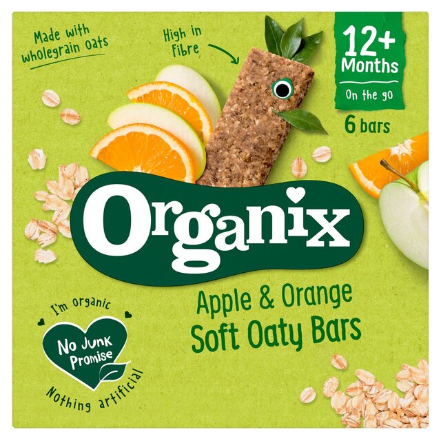 Organix Apple & Orange Haferstangen 6 x 30g