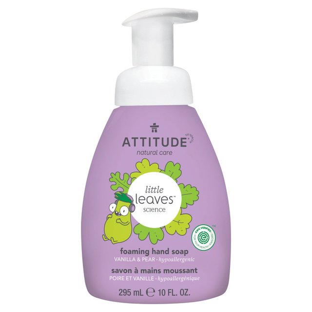 Attitude Petites feuilles moussing Hand Savap Vanilla & Pear 295 ml