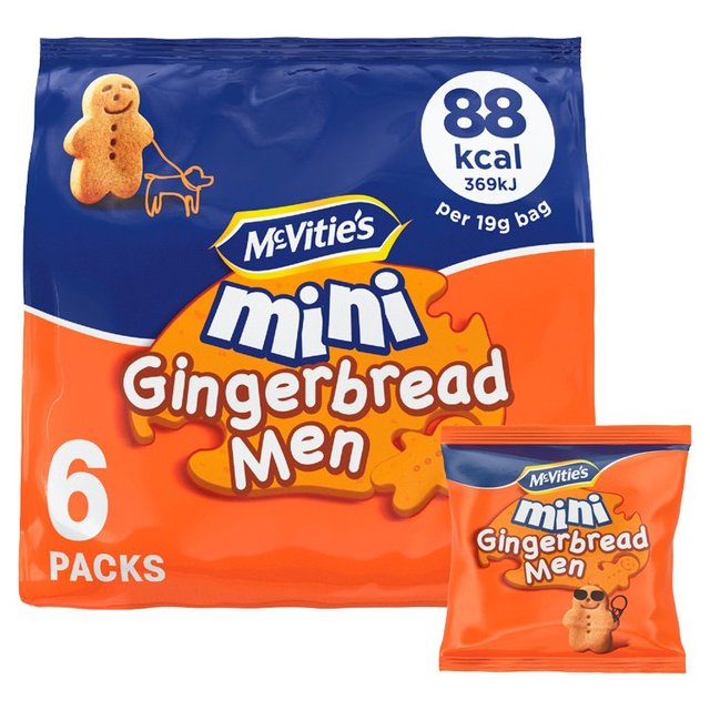 MINITIE'S MINI GINGERBREAD MEN 6 x 25G