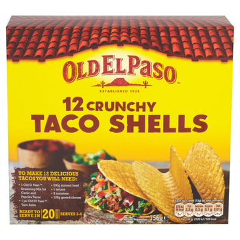 Old El Paso Crunchy Taco Shells 156g