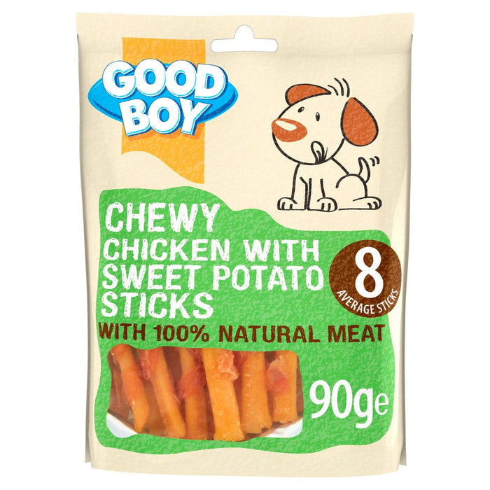 Good Boy Chicken & Sweet Potato Stick Chew Dog Lecks 90g