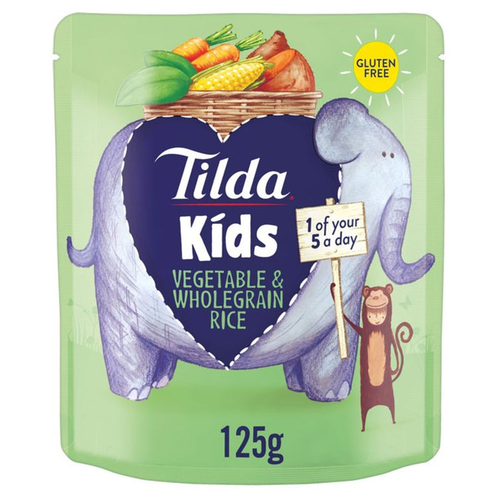 Tilda Kids Vegetable y WholeGrain Rice 125G