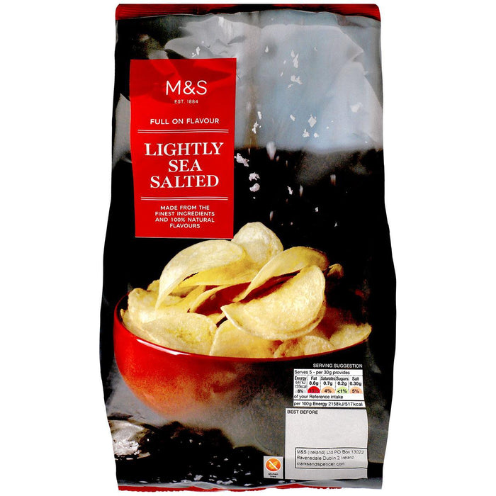 M & S leicht seegelalte Chips 150g