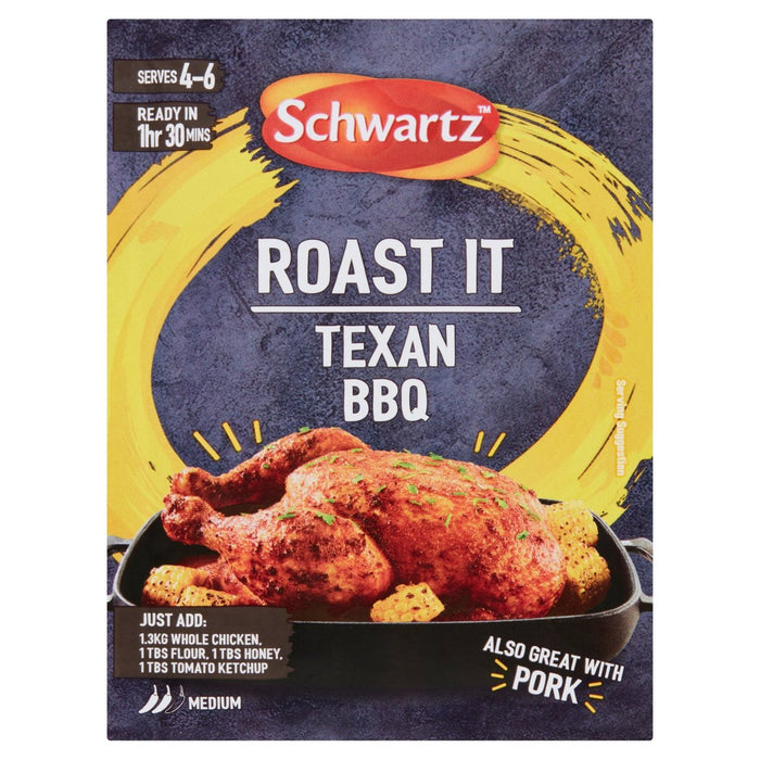 Schwartz Roast it Texan BBQ 25G